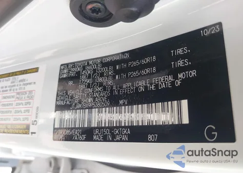 2023 Lexus Gx 460 Premium from USA, damaged, VIN JTJAM7BX9P5380509